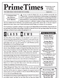 Prime Times March 2011